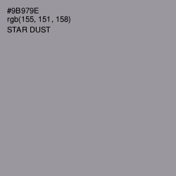 #9B979E - Star Dust Color Image